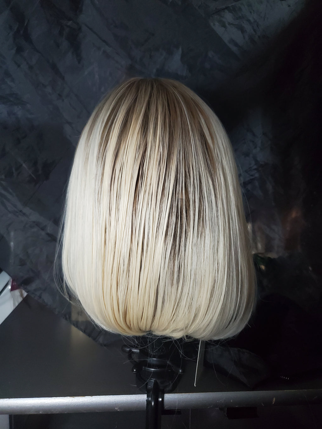 Light ash blonde bob wig