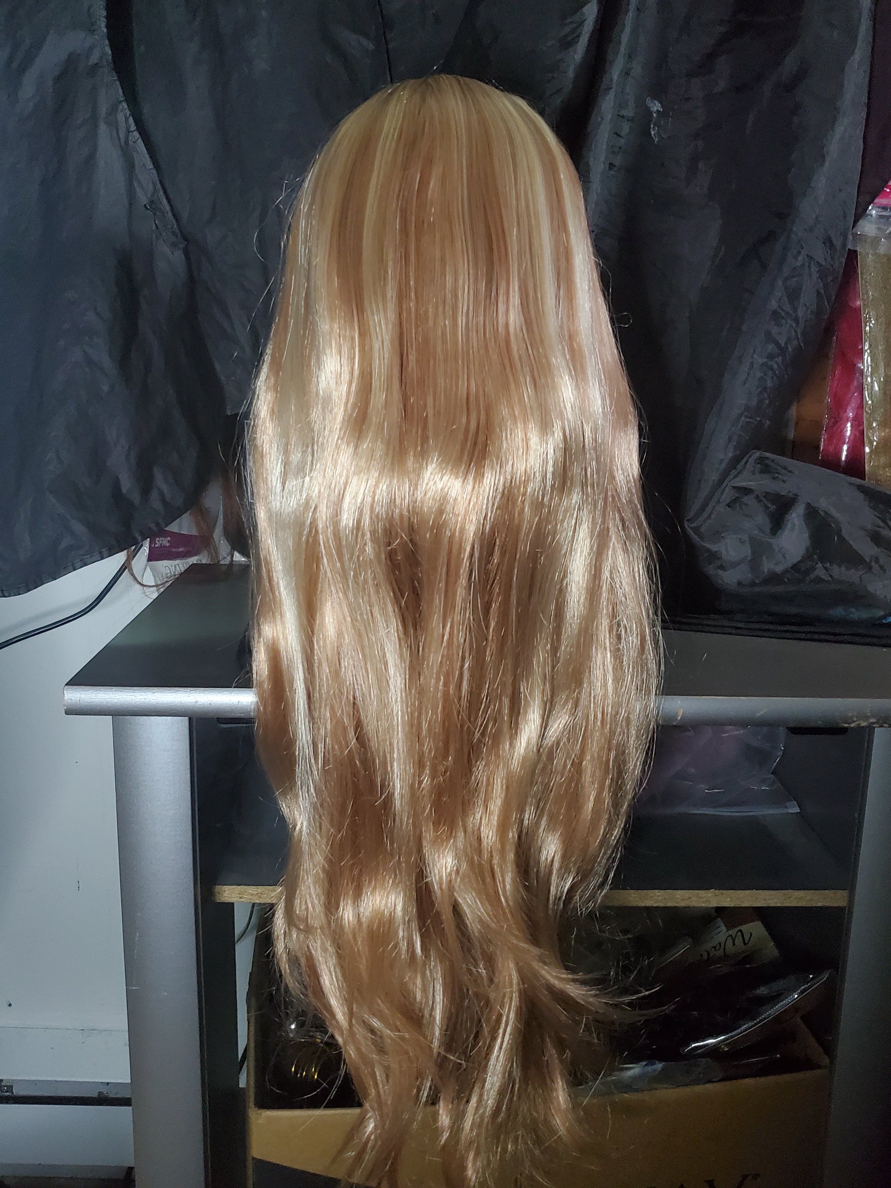 Strawberry blonde wig