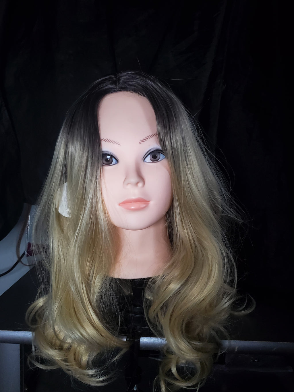 Blonde ombre wavy wig