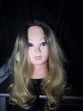 Blonde ombre wavy wig
