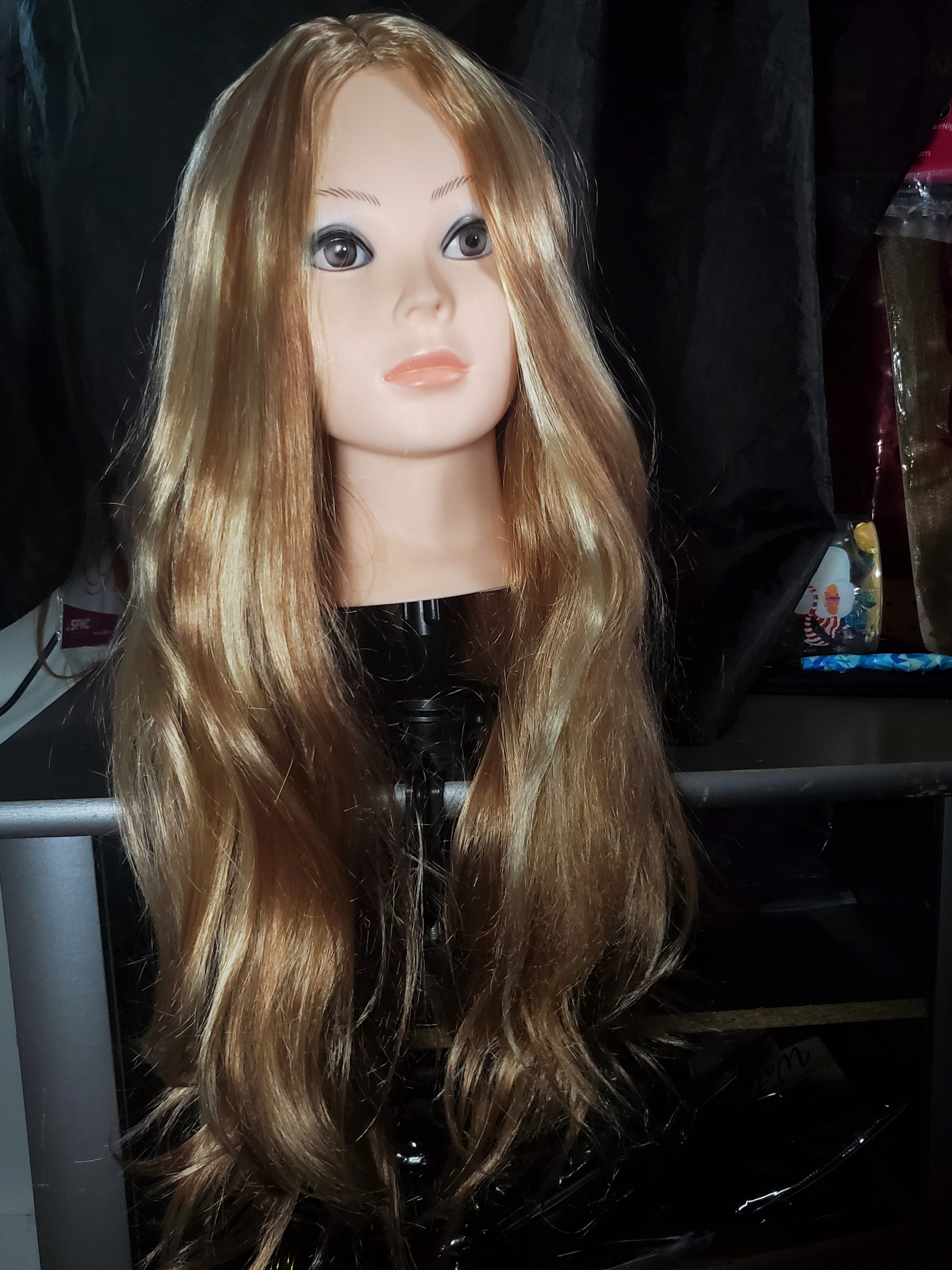 Strawberry blonde wig
